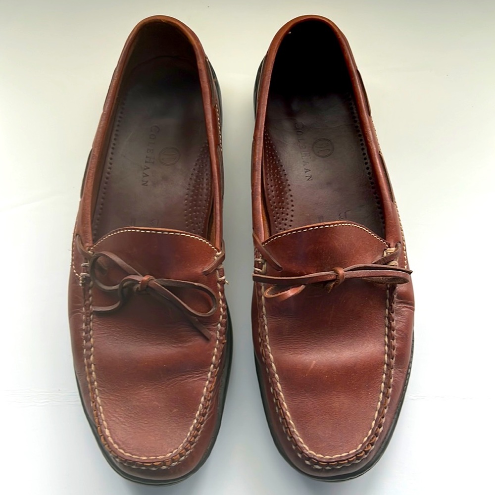Cole Haan Men’s 13 Brown Leather Loafer Shoes